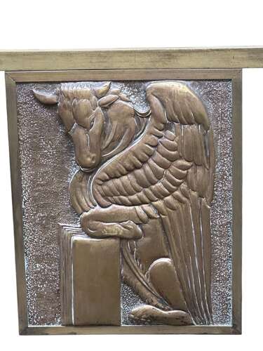 French Art Deco Bronze Plaques