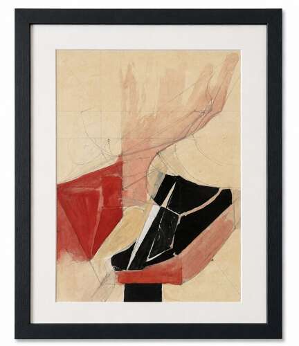 Collection of 7 Abstract Paintings by Adrian Heath