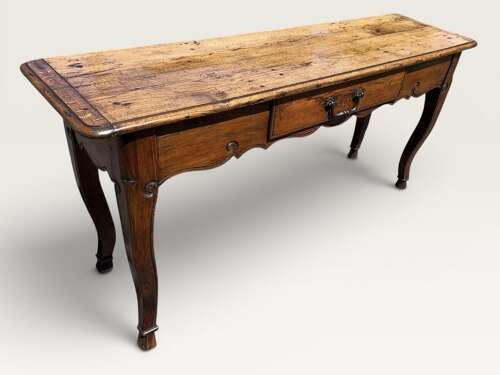 18th Century server or serving table in oak