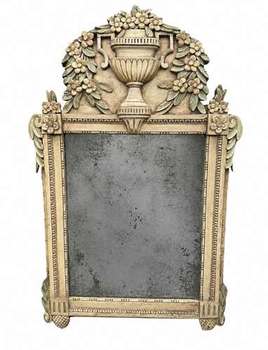 French 18th C Style Carved Mirror