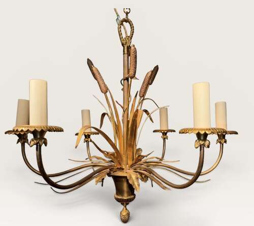 Signed Maison Charles Chandelier