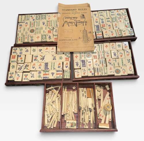 Early 20th Century Mahjong set
