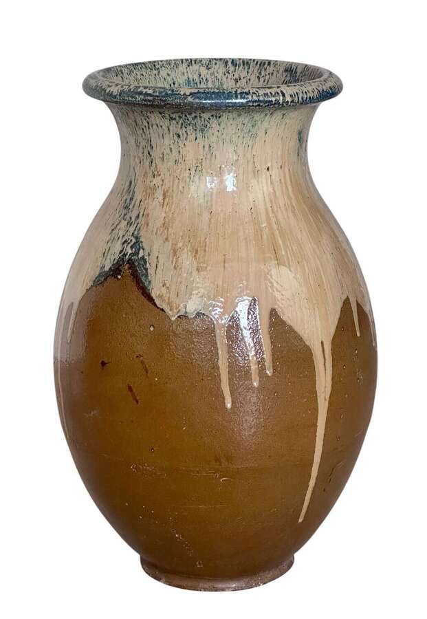 Large 20th C French Biot Style Oil Pot