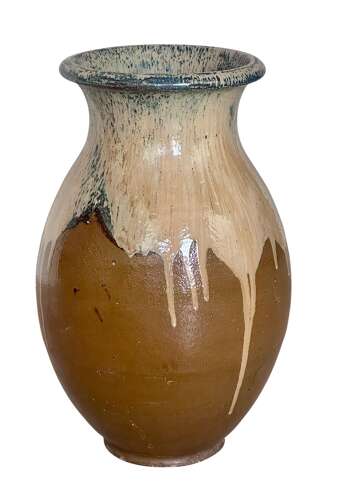 Large 20th C French Biot Style Oil Pot