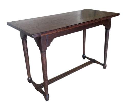18th C Spanish Oak Side Table