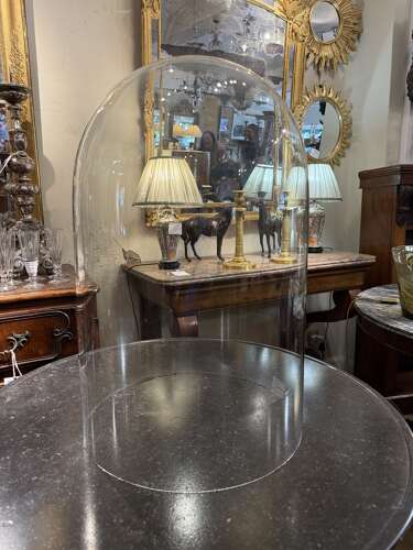 A large glass dome