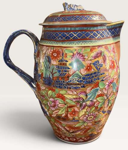 Late 18thChinese export porcelain ’ cider jug