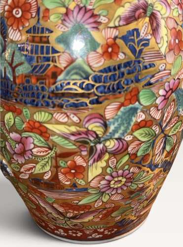 Late 18thChinese export porcelain ’ cider jug
