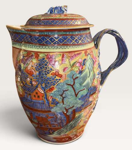 Late 18thChinese export porcelain ’ cider jug