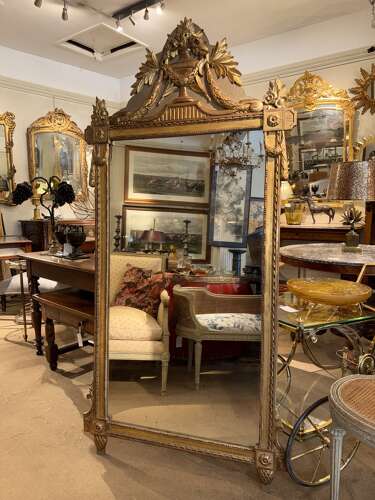 Large French Gilt mirror