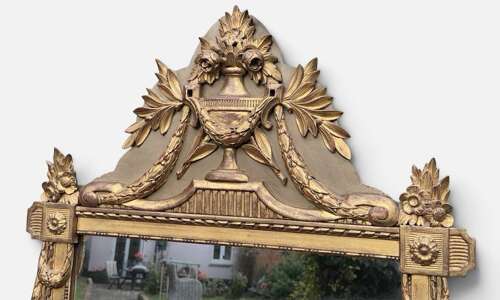Large French Gilt mirror