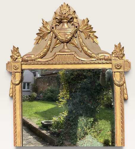 Large French Gilt mirror